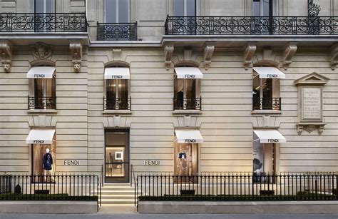 fendi magasin paris|Fendi boutique locations.